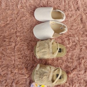 Baby girl shoes 2 pairs
